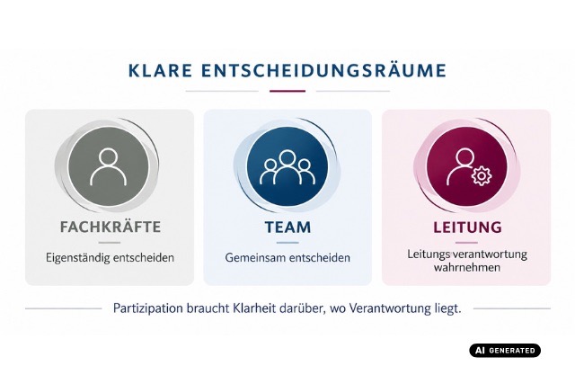 Entscheidungsräume der partizipativen Führung