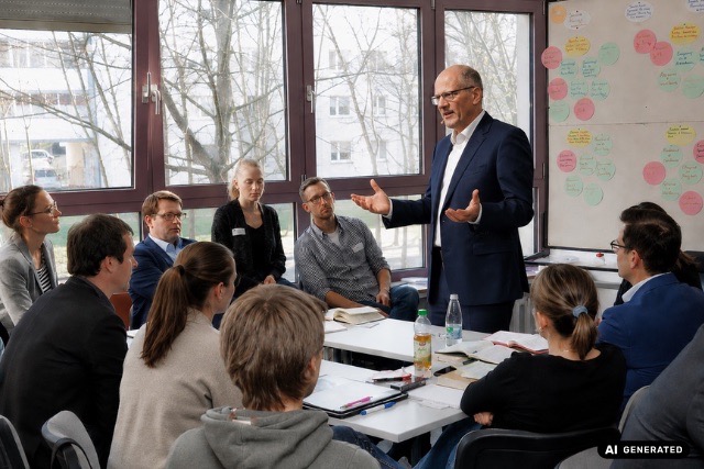 Dr. Bernd R. Olma als Referent im Seminar